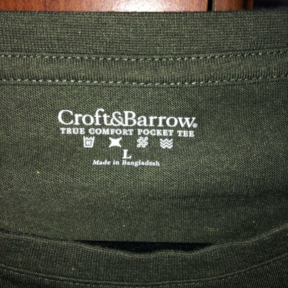 Croft Barrow Pocket Tee Large 
